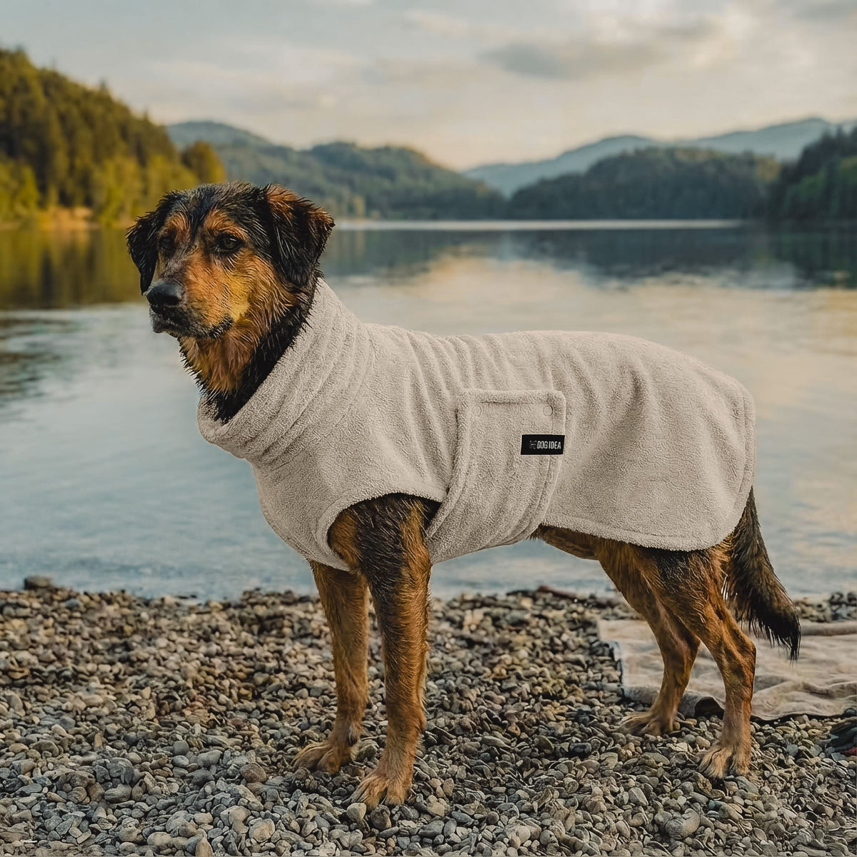 Hundebademantel  wann er sinnvoll ist & worauf es ankommt  THE DOG IDEA