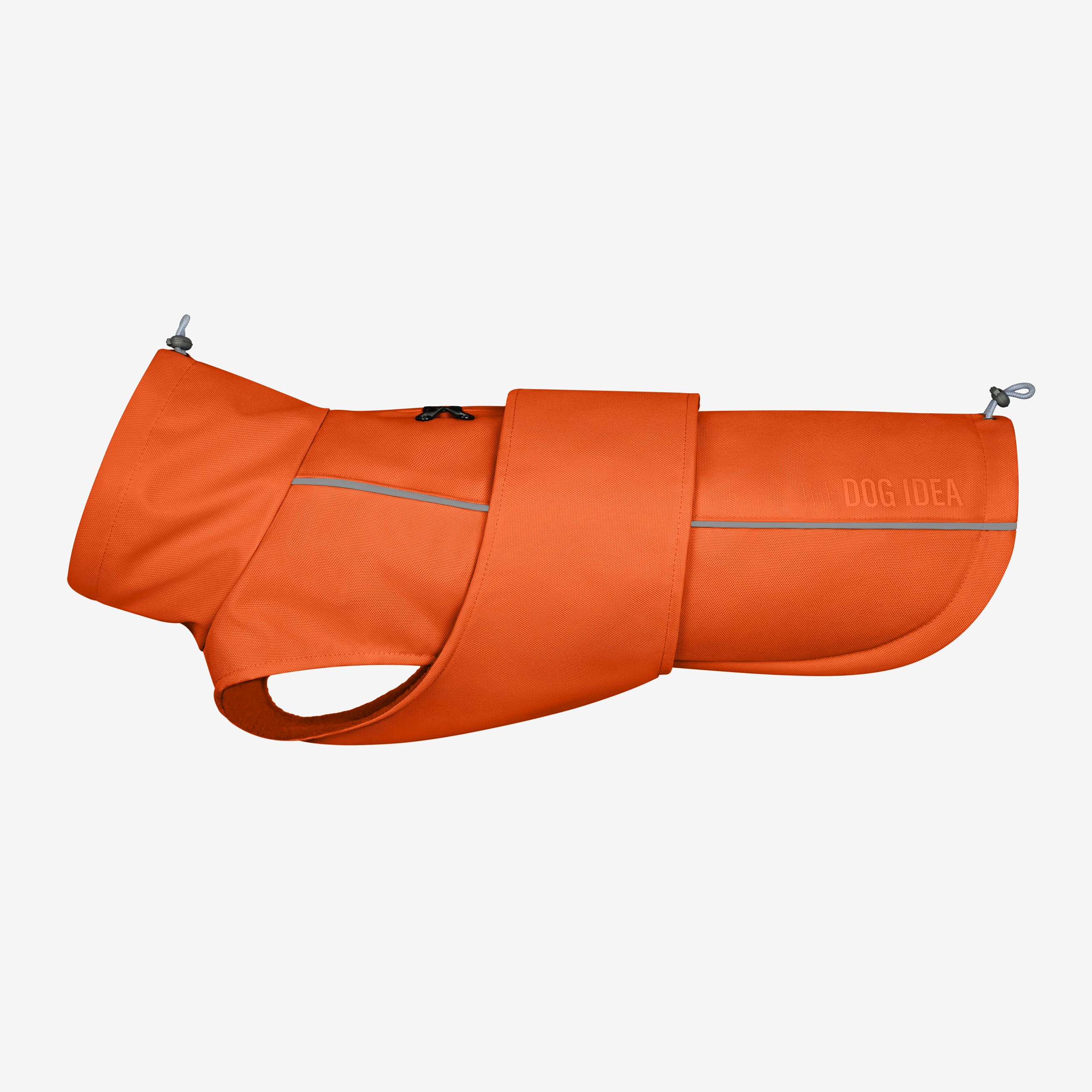 Besonderer Hundemantel Winter in Orange | Wasserdicht  THE DOG IDEA