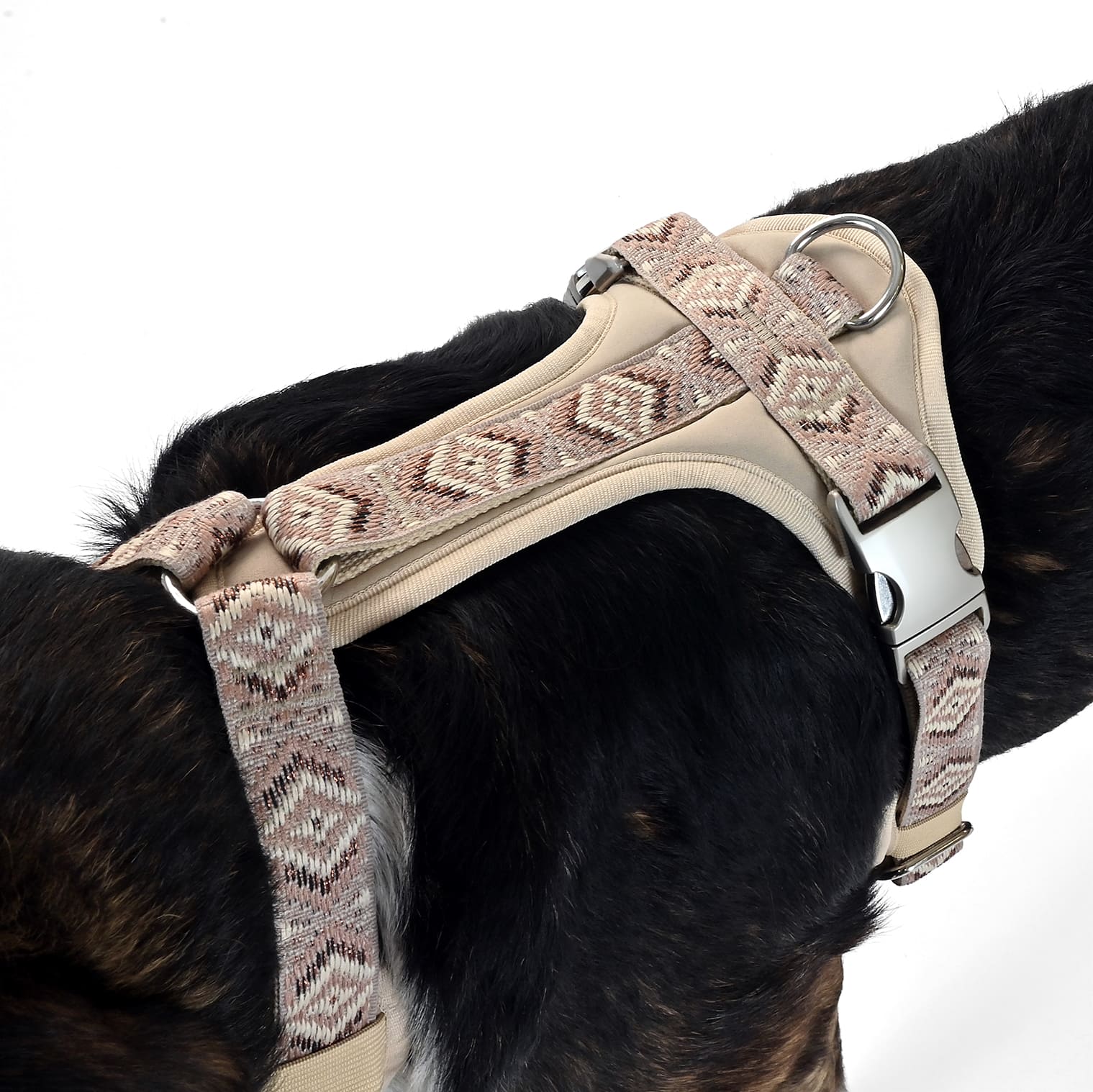 Boho Hundegeschirr Nude