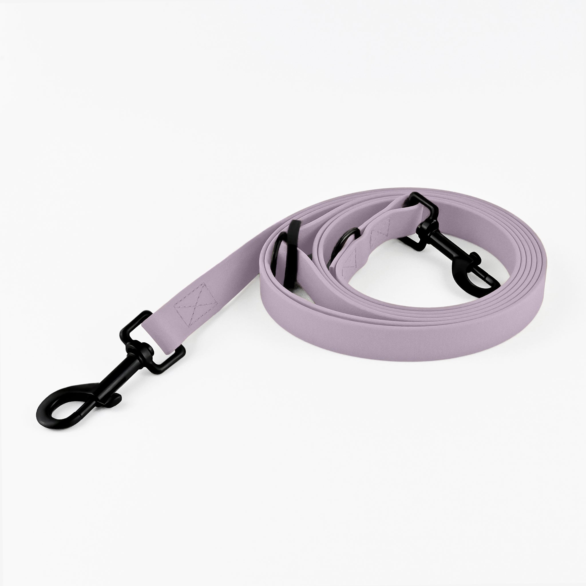 BioThane Hundeleine Lavendel – Umhängeleine Handsfree – THE DOG IDEA