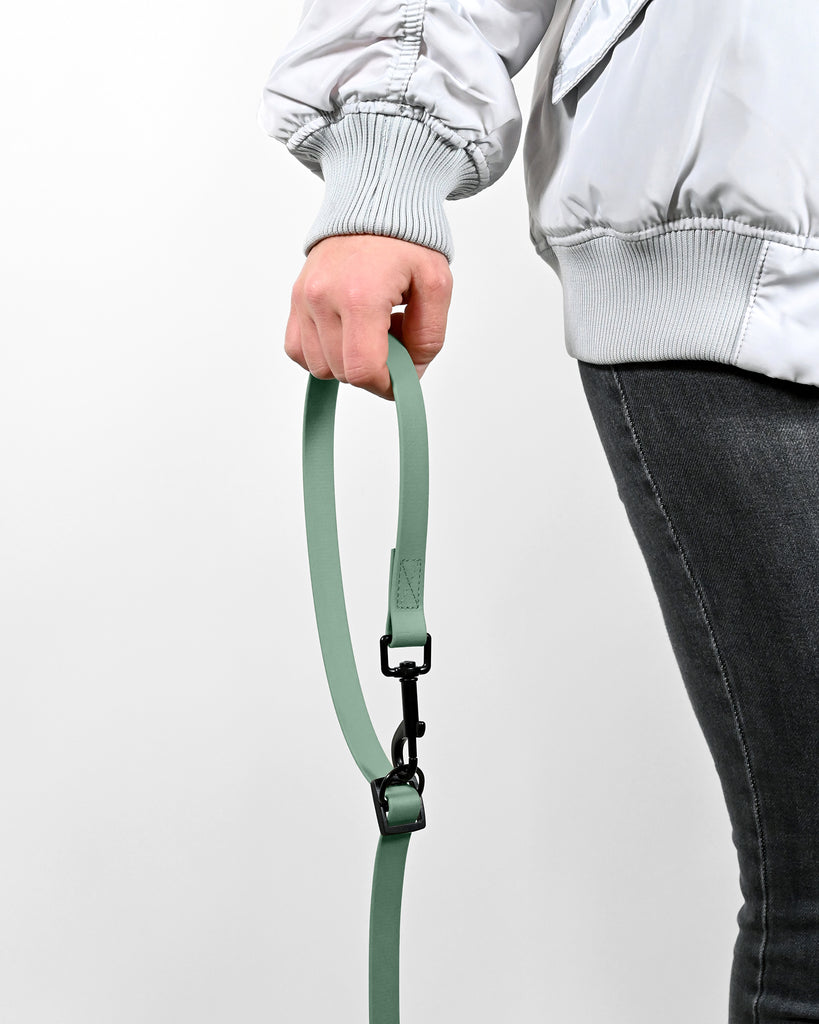 Handschlaufe einer Biothane Hundeleine in Mint