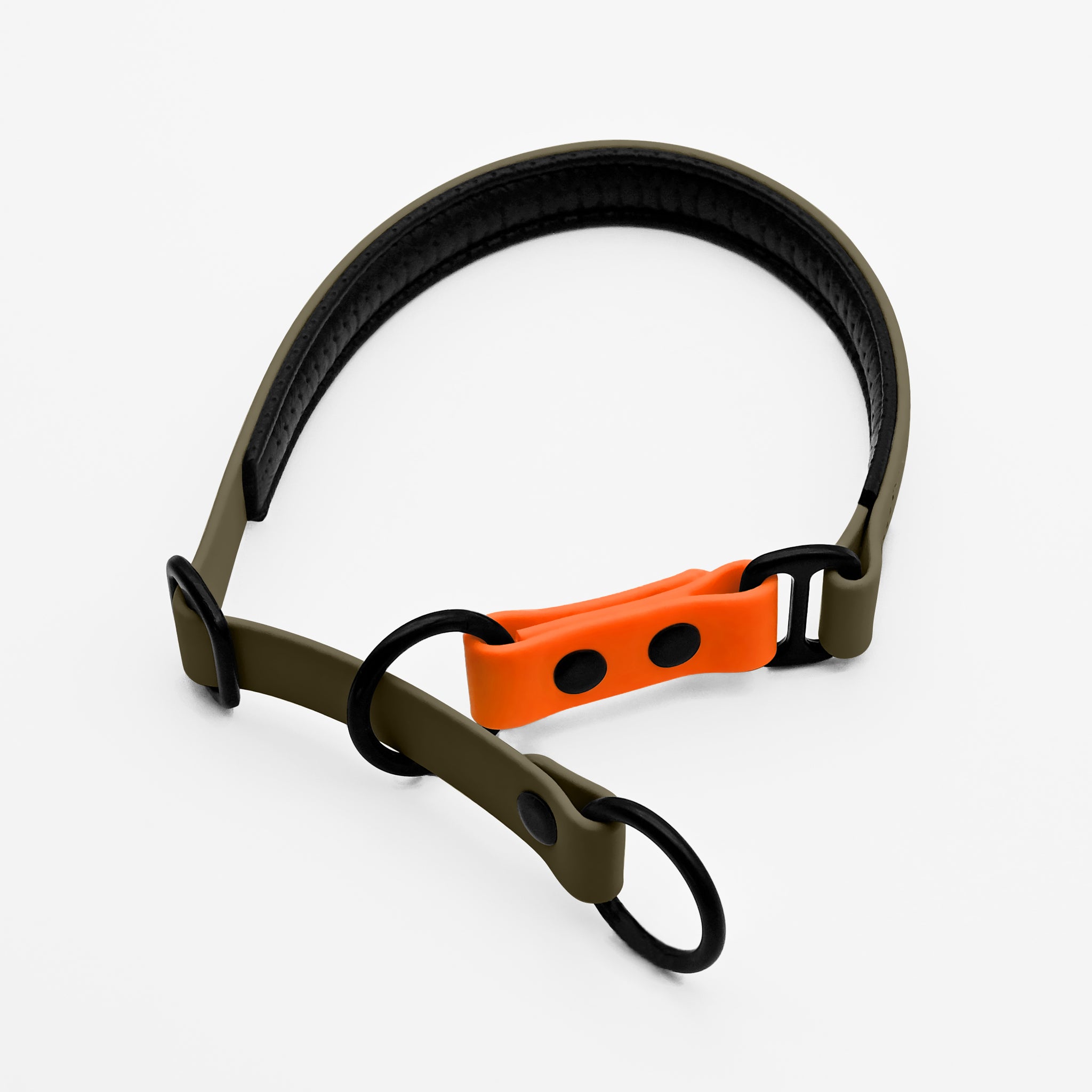 C&L Hundehalsband Aus BioThane® – 25 Mm, 55 Cm, Schwarz – Strapazierfähig & Wasserfest